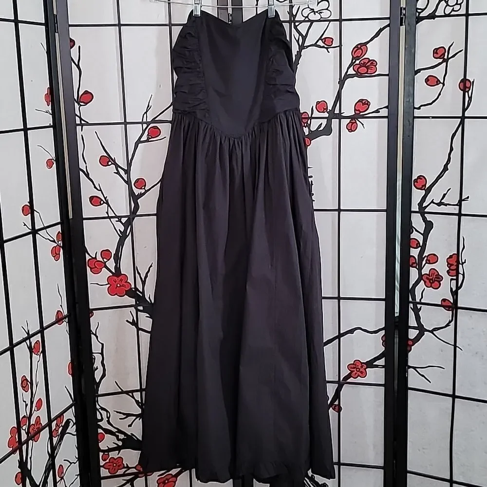 Free People  Cohen Poplin Maxi Dress Size Large